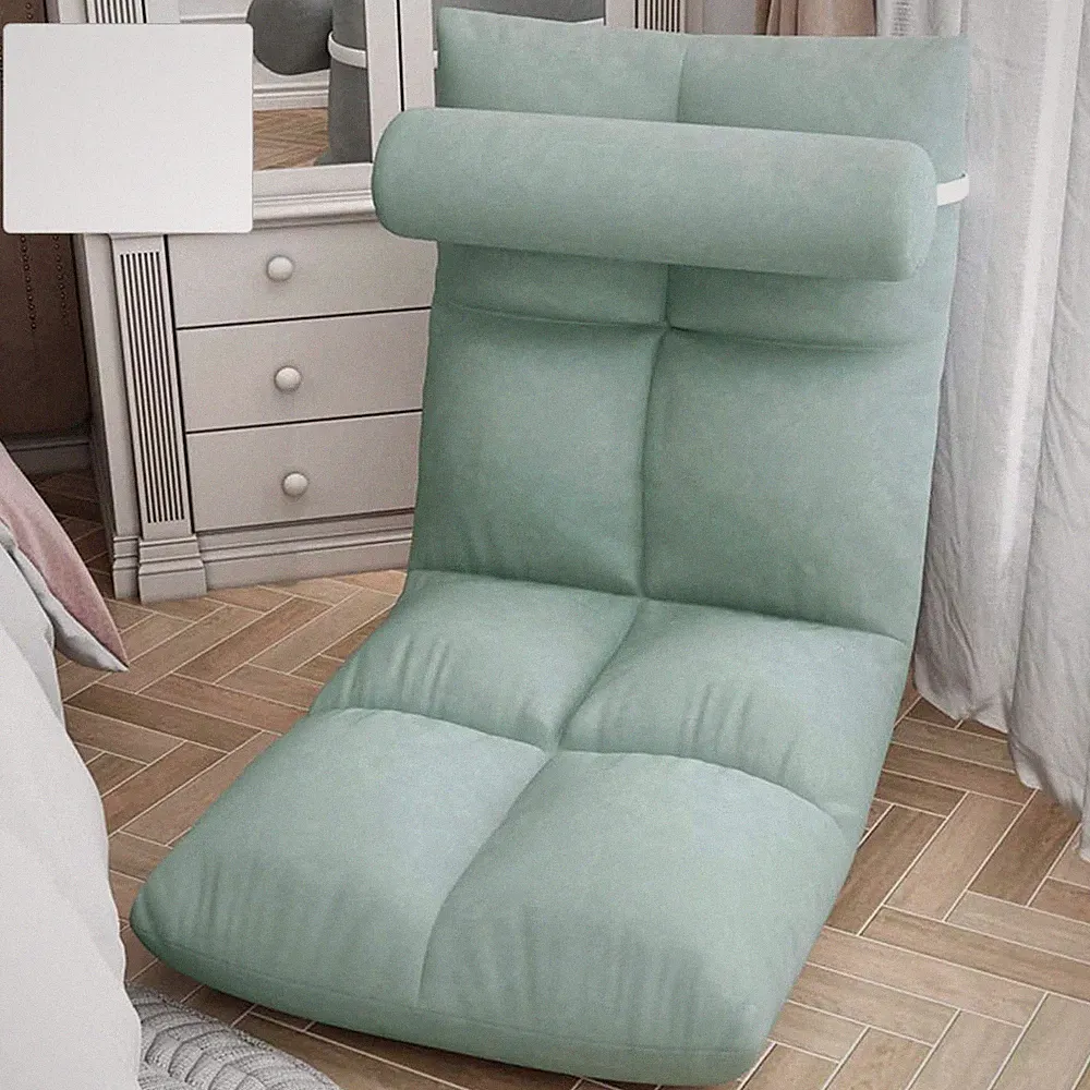 .›Floor Chair With Back Support Folding Sofa Chair Sleeper Bed Couch Recliner Fl