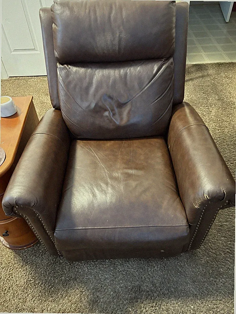 Genuine Leather Recliner