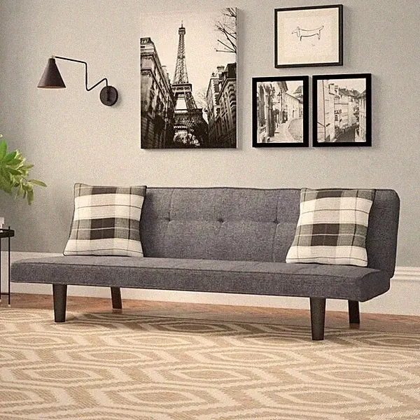 Modern 3-Seater Sofa Bed - Versatile Upholstered Sleeper with Adjustable Recline