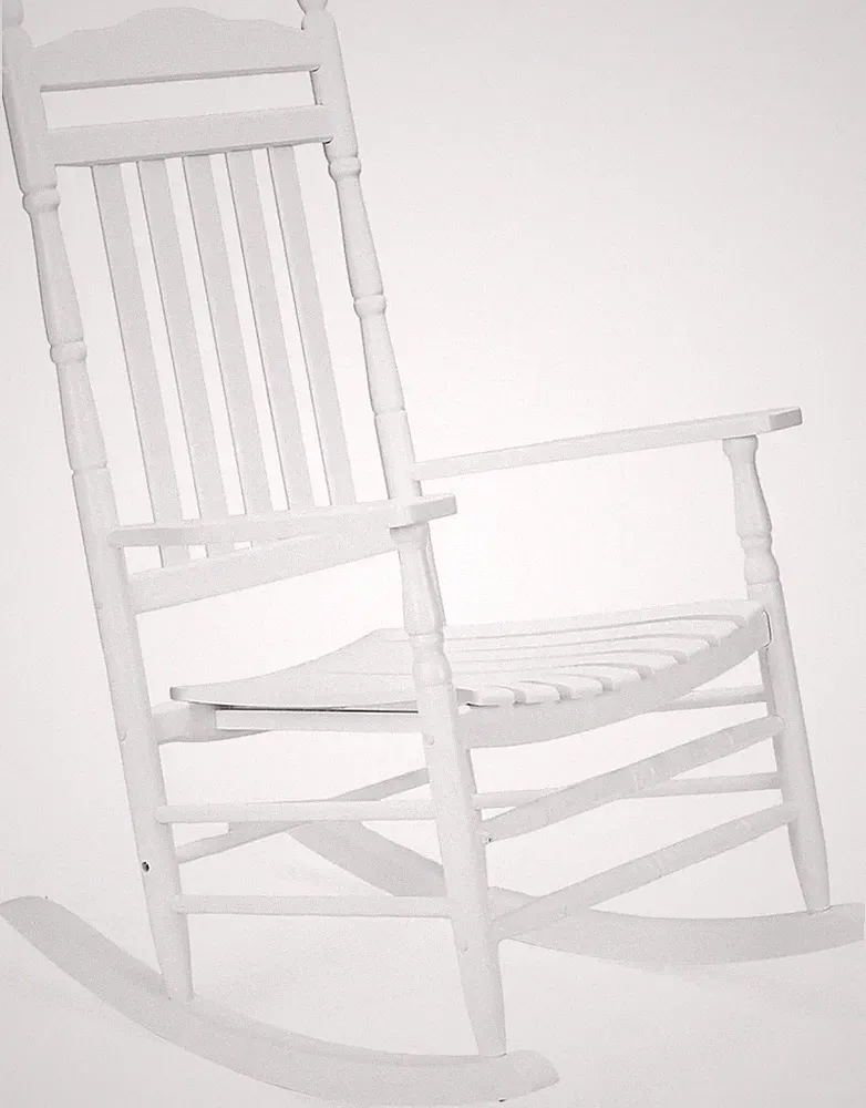 VINGLI Wooden Rocking Chair, Outdoor Chair with 450 Lbs Support, Relaxing Rocker